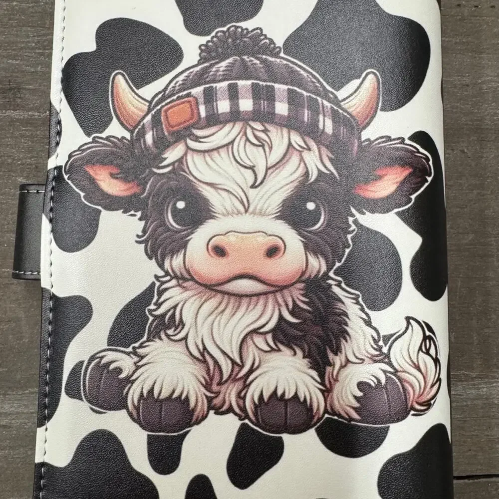 Cow A6 6 Ring Binder & Paper